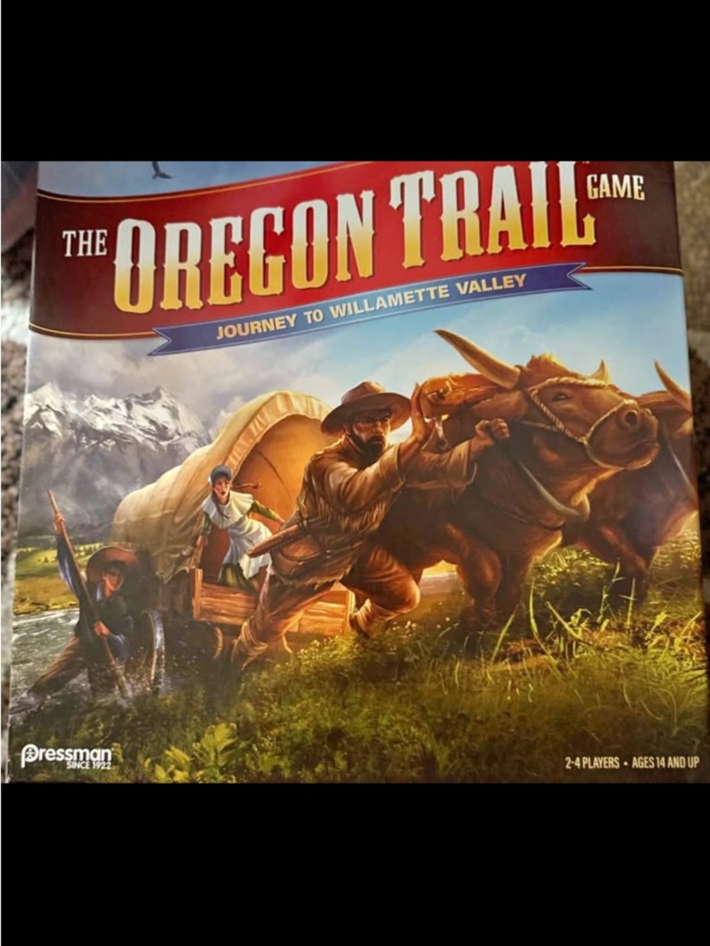 The Oregon Trail Board Game by Pressman - Classic Adventure (Brown, Green)
